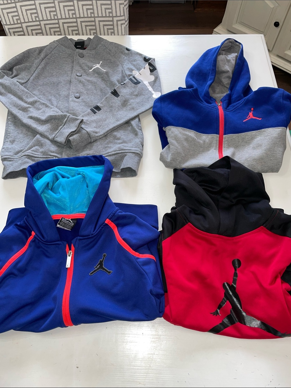 Nike Air Jordan 4 piece hoodies jacket size 8-10